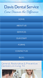 Mobile Screenshot of davisdentalservices.com